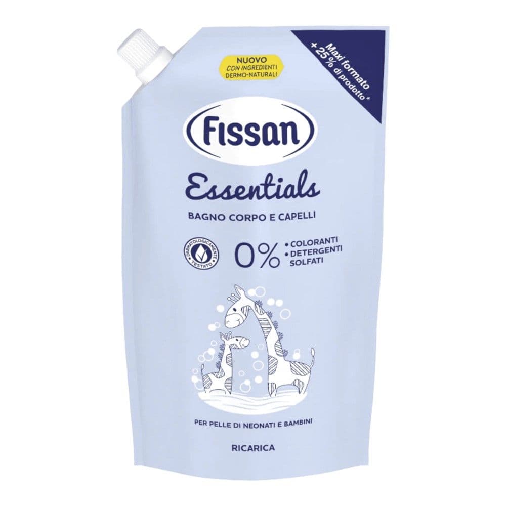 Shampo për fëmijë, për flokë dhe trup, antialergjik, Fissan, 500 ml, 1 copë