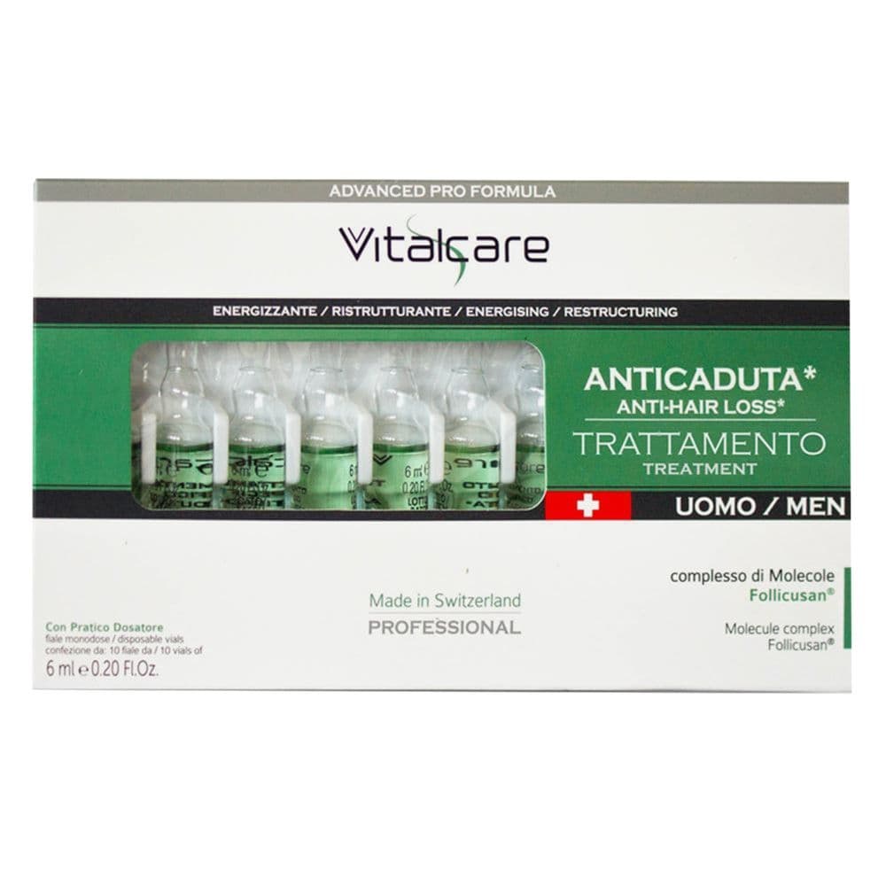 Ampula kundër rënies së flokëve, për meshkuj, Vitalcare, 10x6 ml, 1 pako
