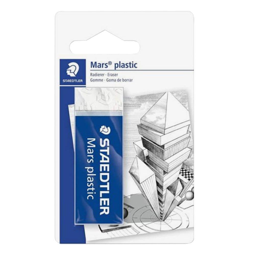 Gomë profesionale për laps, Mars, Stadtler, gomë, 6.1x9.1 cm, e bardhë, 1 copë