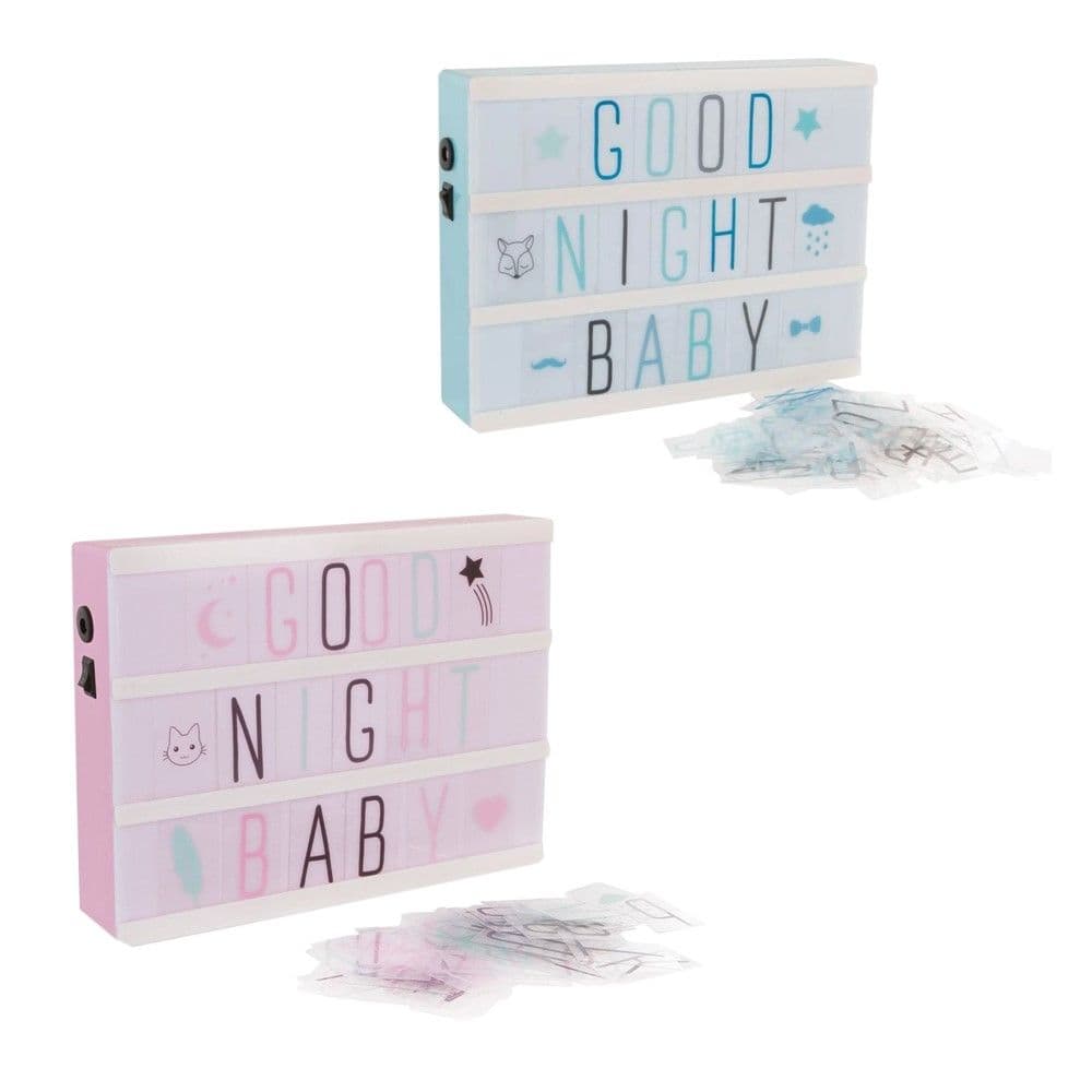 Ndriçues nate për fëmijë, Good Night Baby, Alandeko, plastikë, 21x14.8 cm, mikse, 1 copë