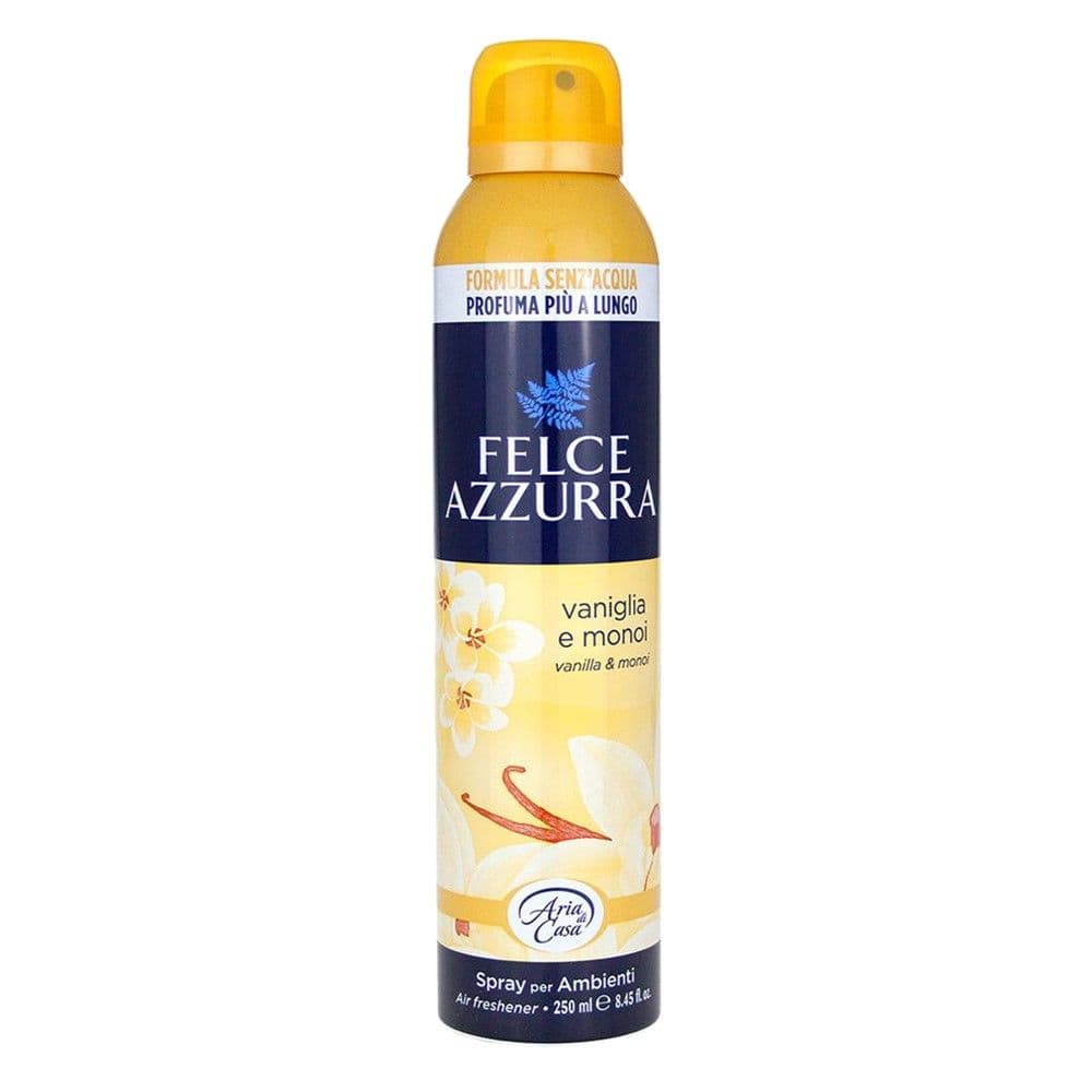 Aromatizues ambienti spray, Golden Vanilla, Felce Azzurra, alumin, 250 ml, e verdhë, 1 copë