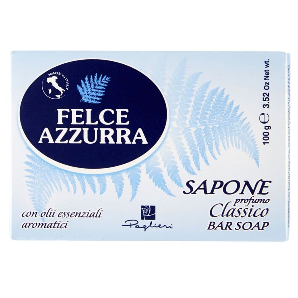 Sapun i ngurtë i parfumuar, Classic, Felce Azzurra, karton, 100 g, blu, 1 copë