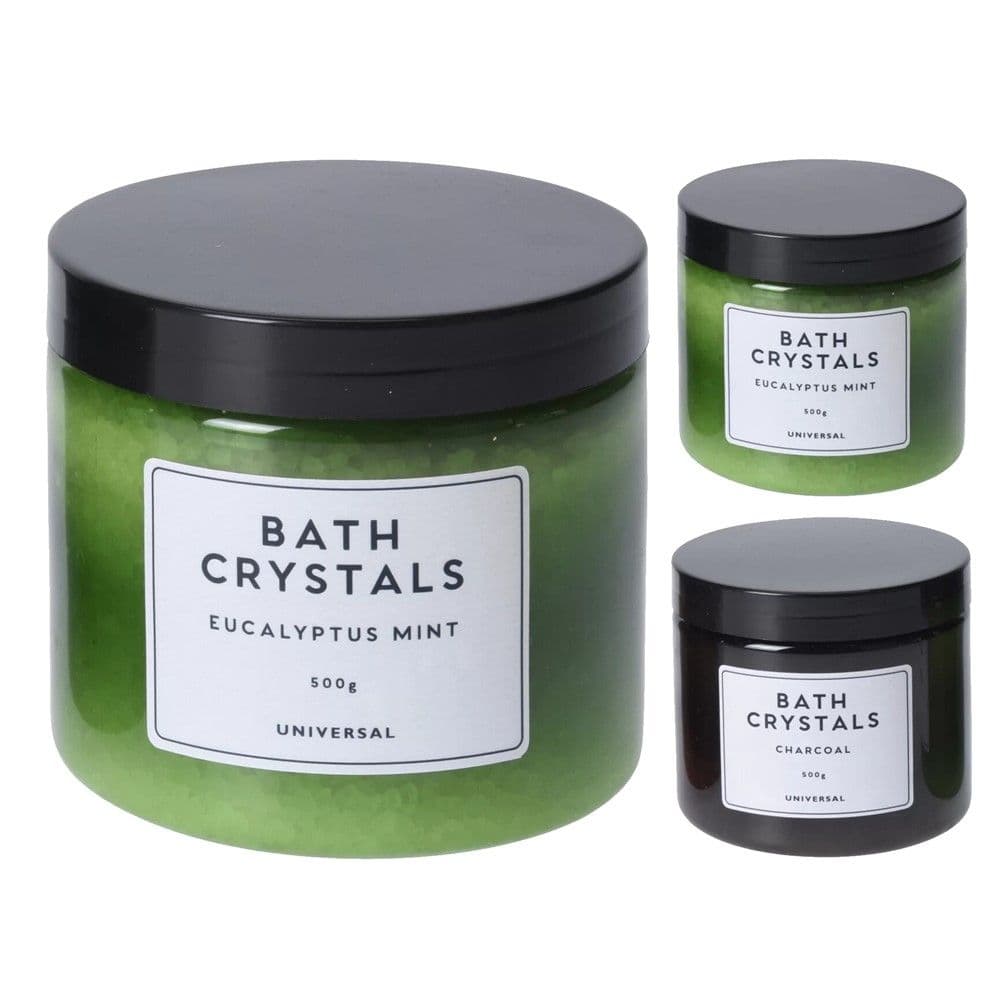 Minerale të tretshme për banjë, Eucalyptus Mint/Charcoal, plastikë, 500 g, mikse, 1 copë
