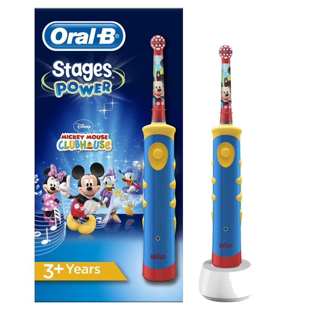 Furcë dhëmbësh elektrike për fëmijë, Mickey Mouse, Oral-B, plastike, mikse, 1 copë