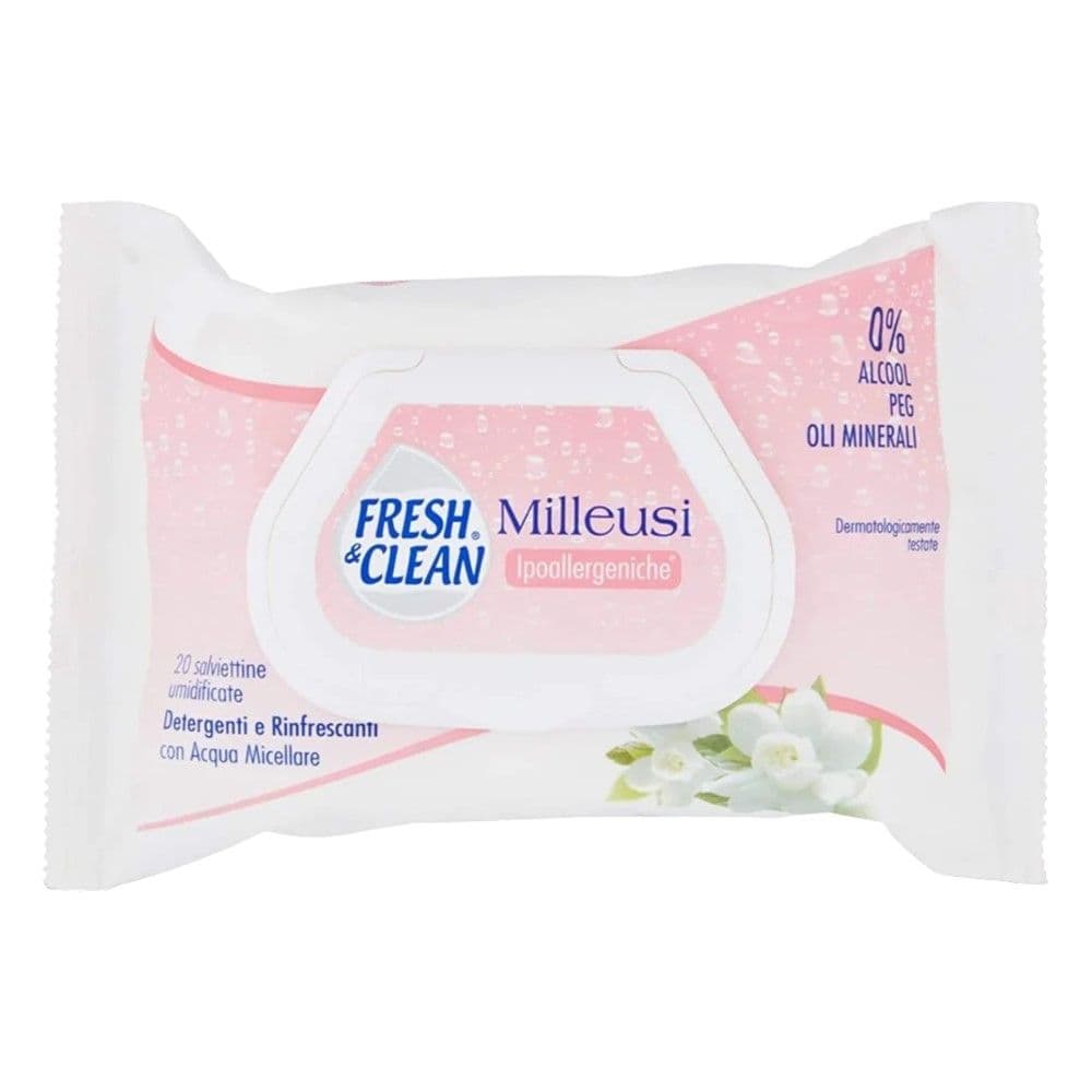 Peceta të lagura, Fresh and Clean, sensitive, 20 copë