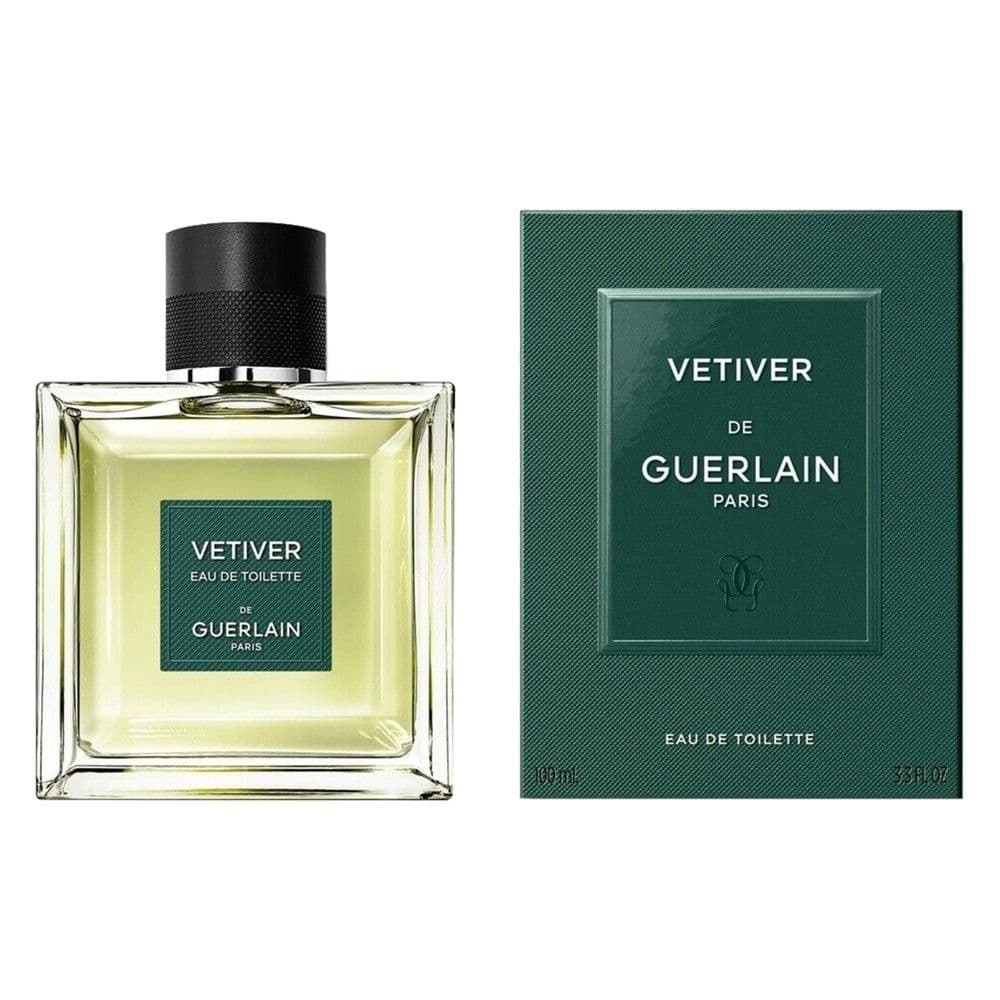 Eau de toilette (EDT) për meshkuj, Guerlain, Vetiver, EDT, 100 ml, qelq dhe metal, jeshile, 1 copë