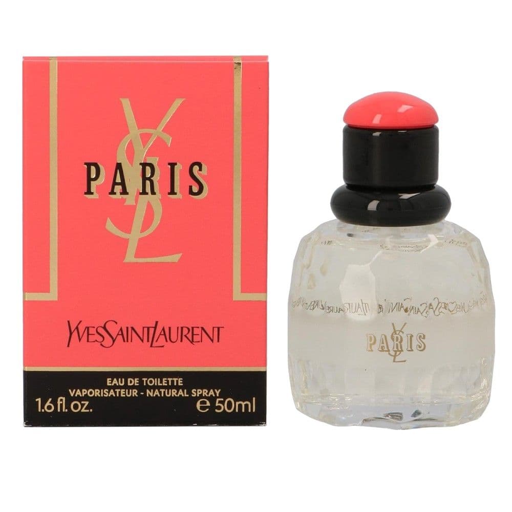 Parfum per femra, Yves Saint Laurent, PARIS, EDT, 50 ml, qelq dhe metal, kuqe, 1 copë