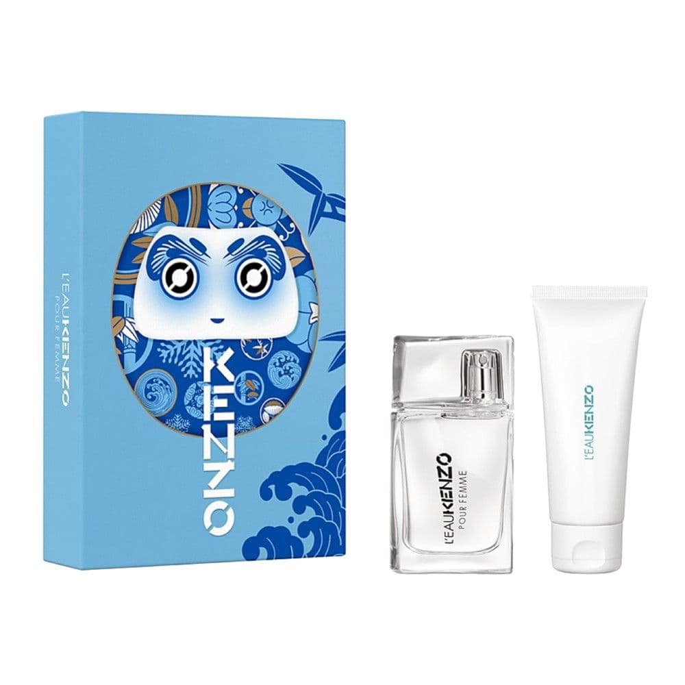 Set per femra, Kenzo. parfum EDT 30 ml, lotion trupi 75 ml, qelq, 2 cope, 1 pako