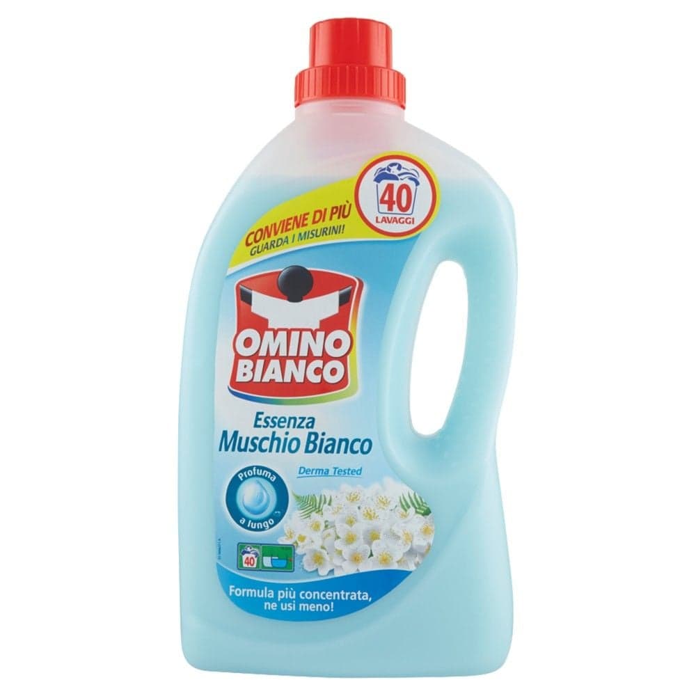 Detergjent likuid, Omino Bianco, Muschio, 2 lt, 40 larje, 1 copë