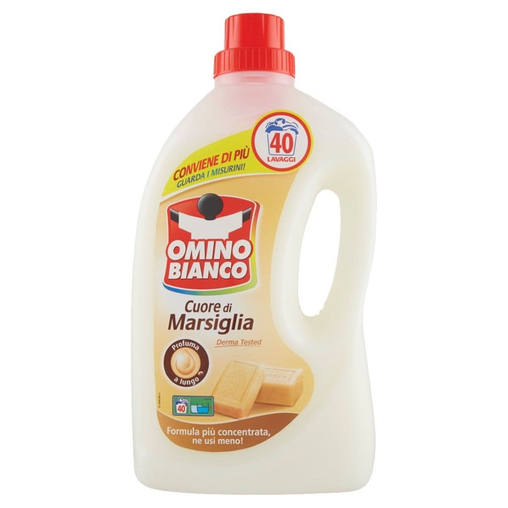 Detergjent likuid, Omino Bianco, Marsiglia, 2 lt, 40 larje, 1 copë