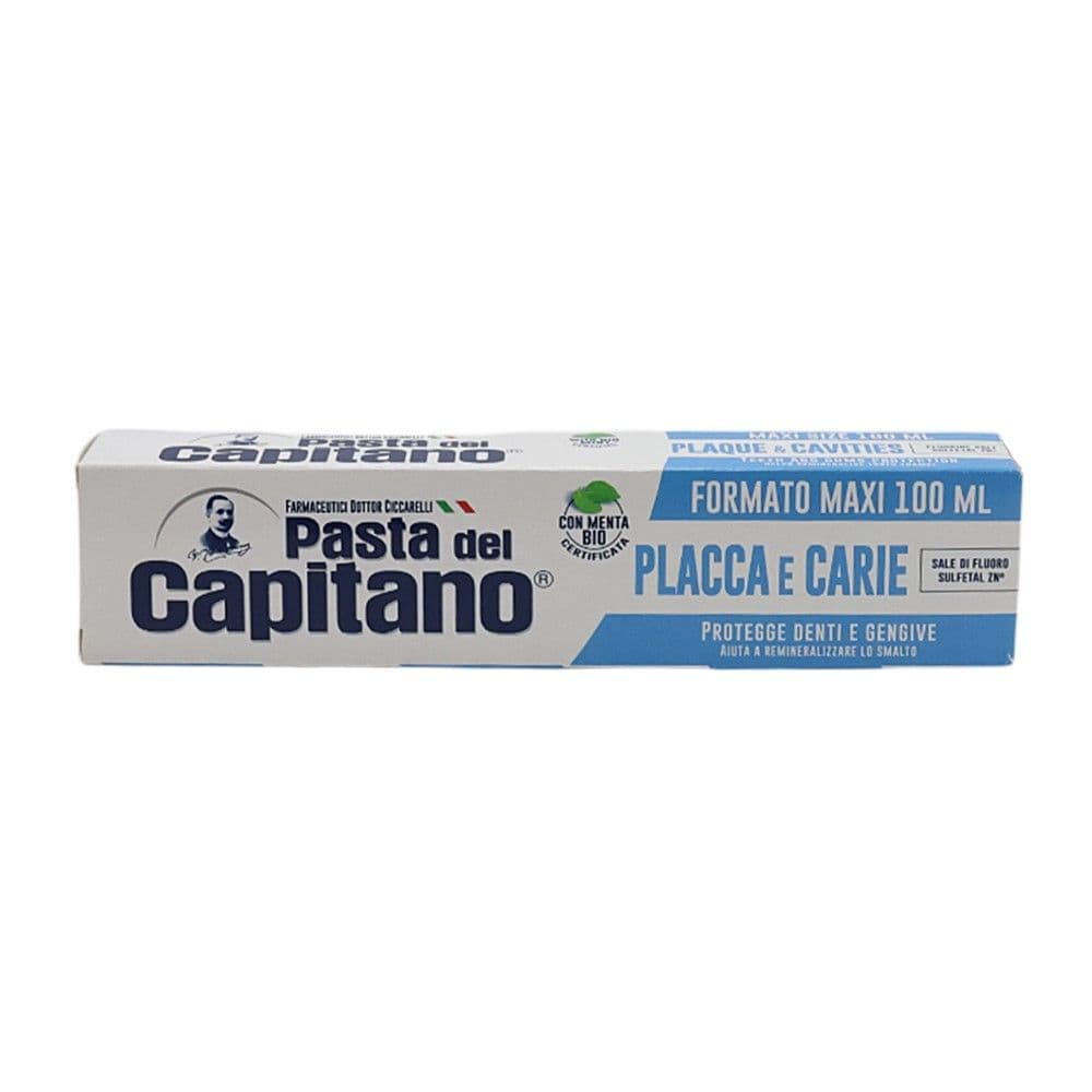 Pastë dhëmbësh për trajtimin e kariesit, Pasta del capitano, placca e carie, 100 ml, 1 copë