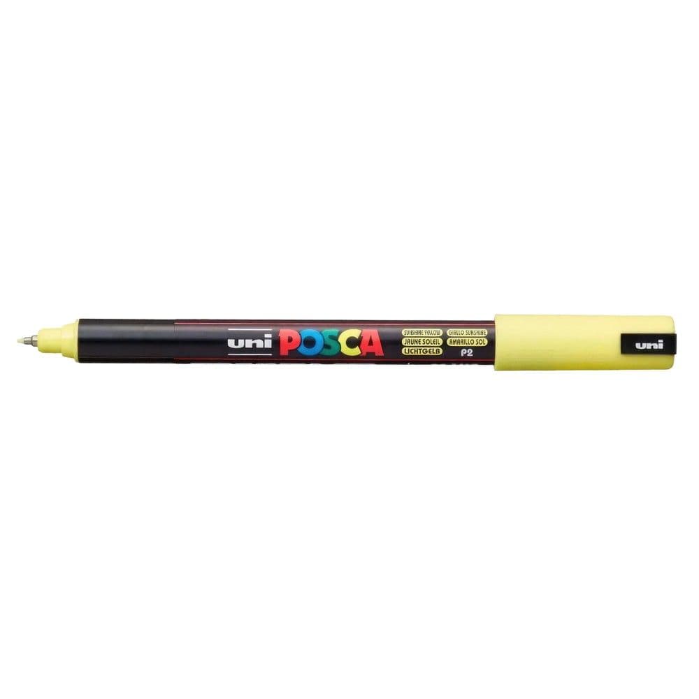 Marker me bazë uji, UNI POSCA, PC-1MR, 0.7mm, Sunny yellow, 1 copë