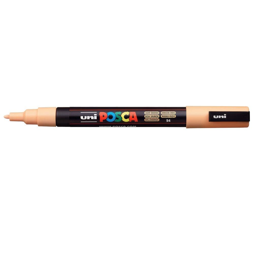 Marker me bazë uji, UNI POSCA, PC-3M, 0.9-1.3mm, Bright orange, 1 copë