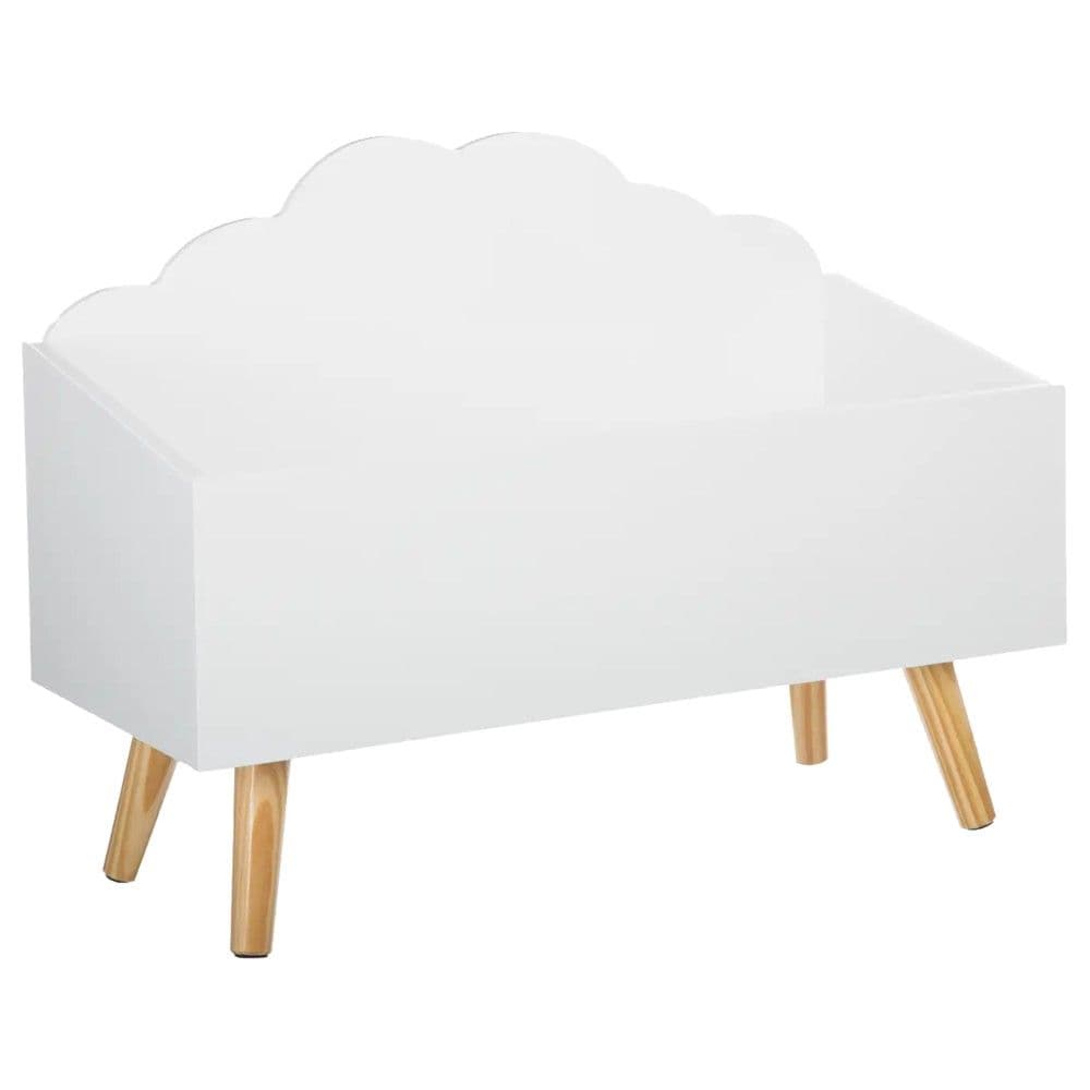 Organizues për dhomë fëmijësh, MDF, 58x45x28 cm, e bardhë dhe natyrale, 1 copë