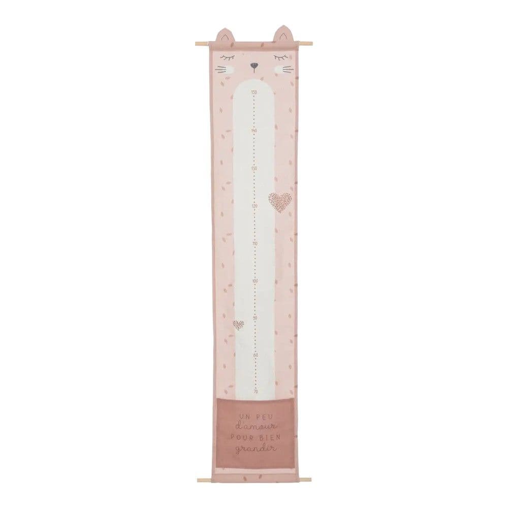 Metër për fëmijë, pambuk, 70-150 cm, rozë, 1 copë