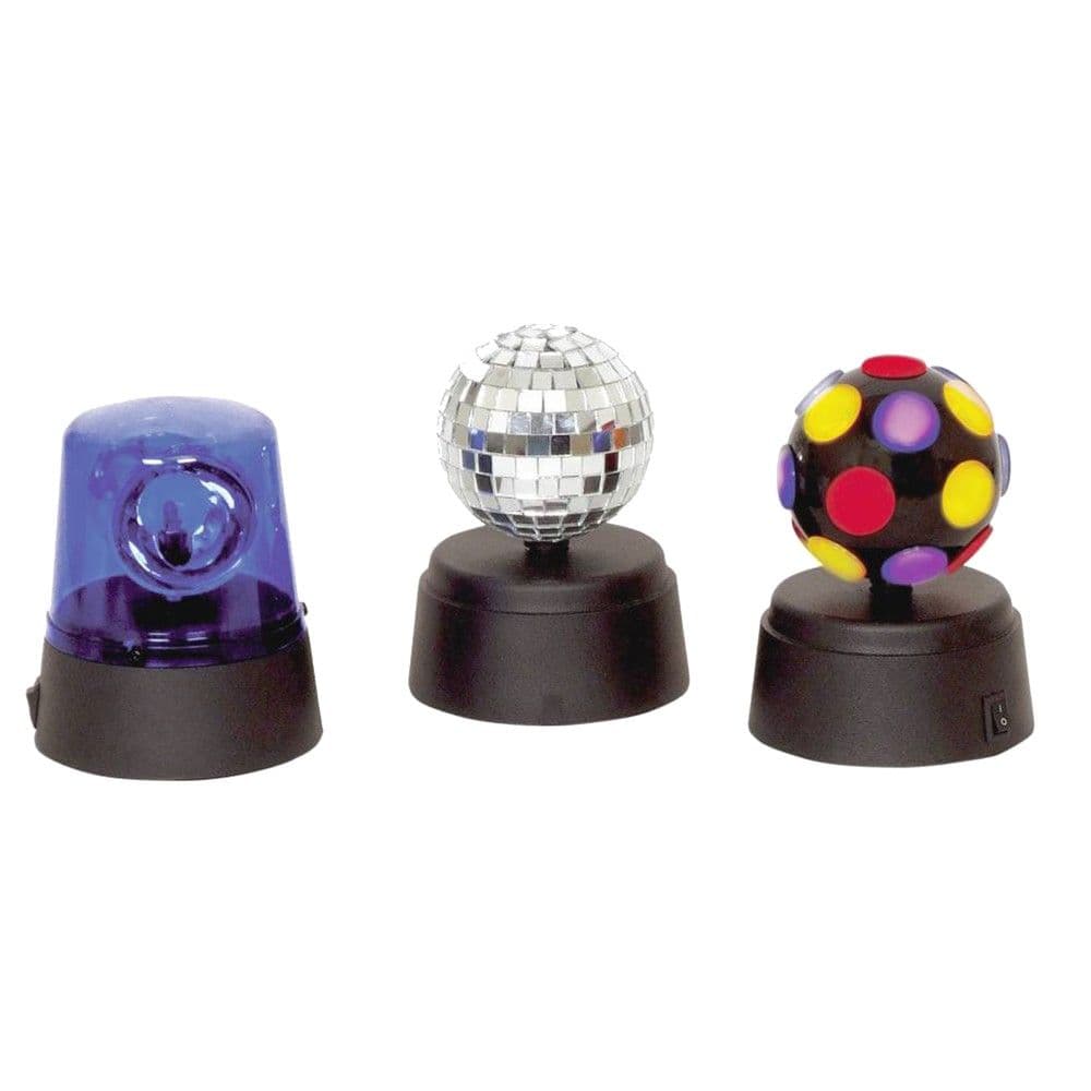 Set ndricues disko, plastike, ngjyra të ndryshme, 3 copë, 1 pako