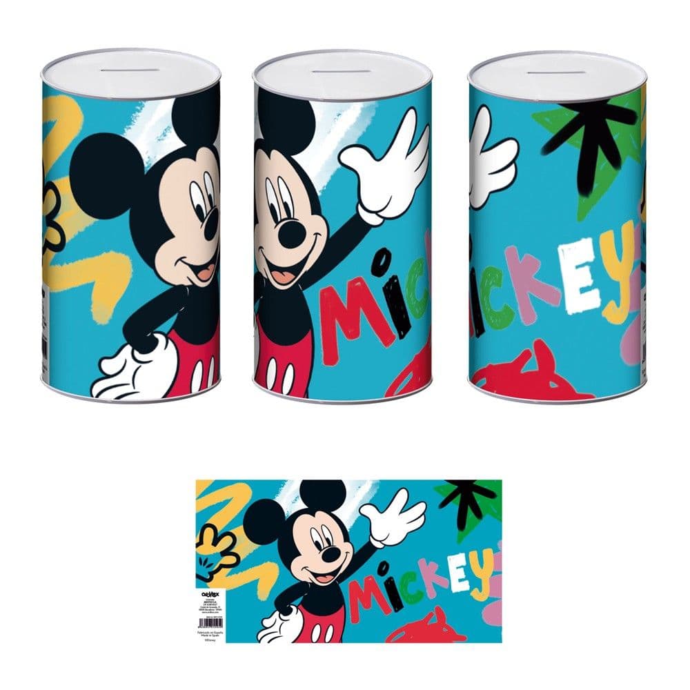 Arkë kursimi për fëmijë, Disney, Mickey Mouse, metalike, 10x10x17.5 cm, 1 copë