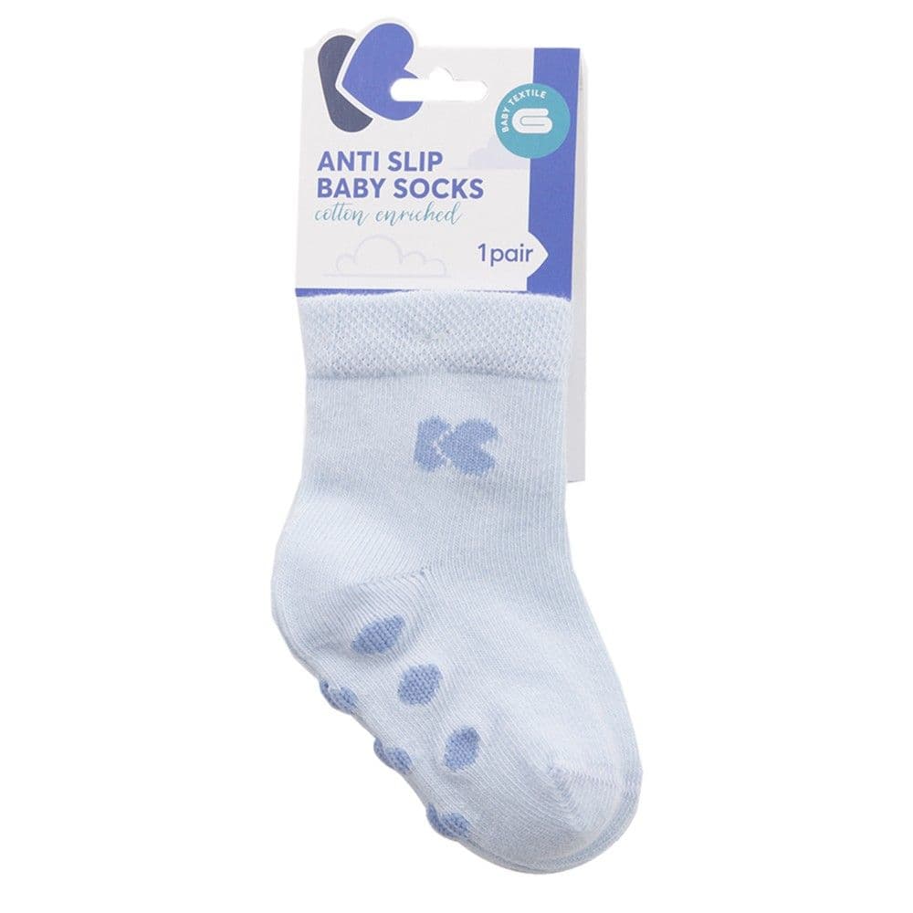 Corape për fëmijë Kikka boo, kundër rrëshkitjes, 1-2 vjec, blu, 1 copë