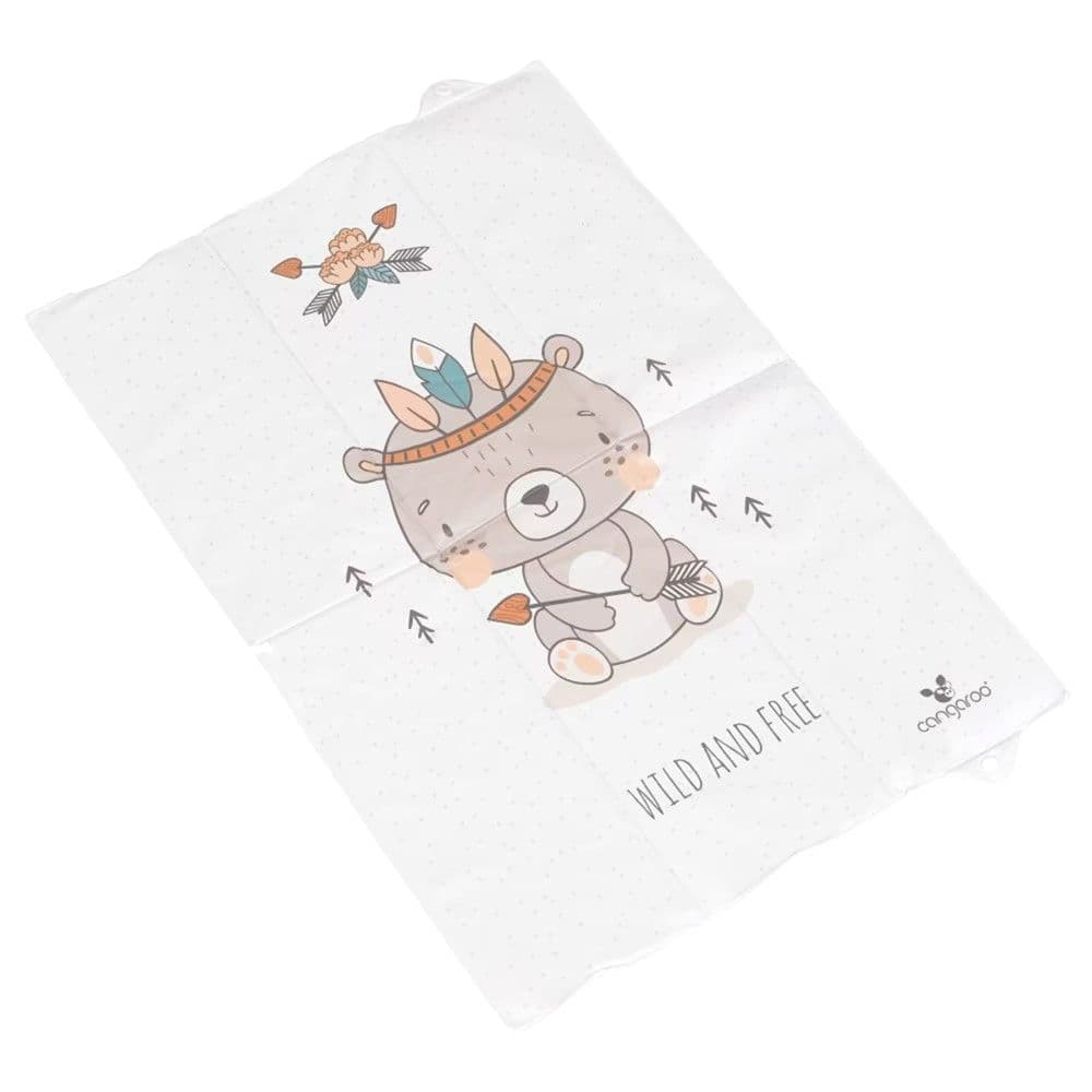 Ndërruese për bebe, Cangaroo, e palosshme, poliestër+pvc, 60x40 cm, mikse, 1 copë