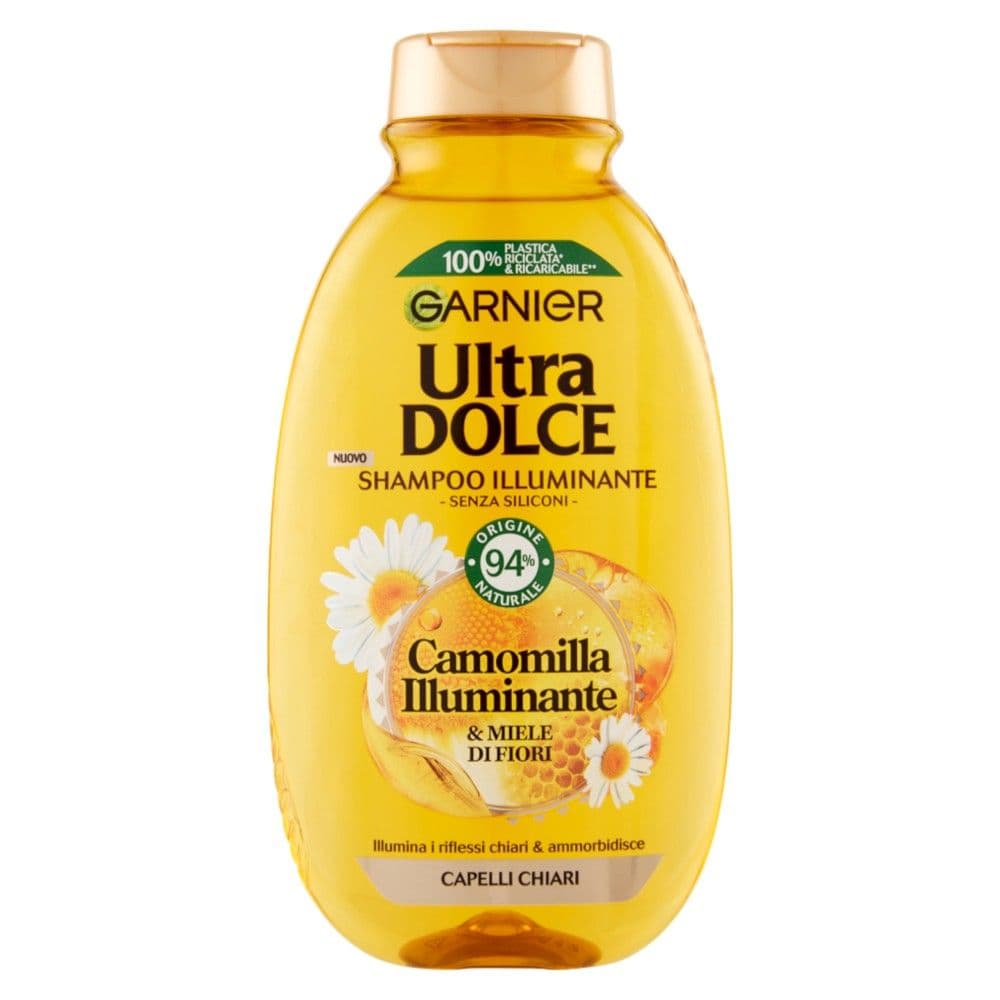 Shampo për flokët me ngjyrë të celët, Garnier, Ultra Dolce, Camomilla, 250 ml, 1 copë