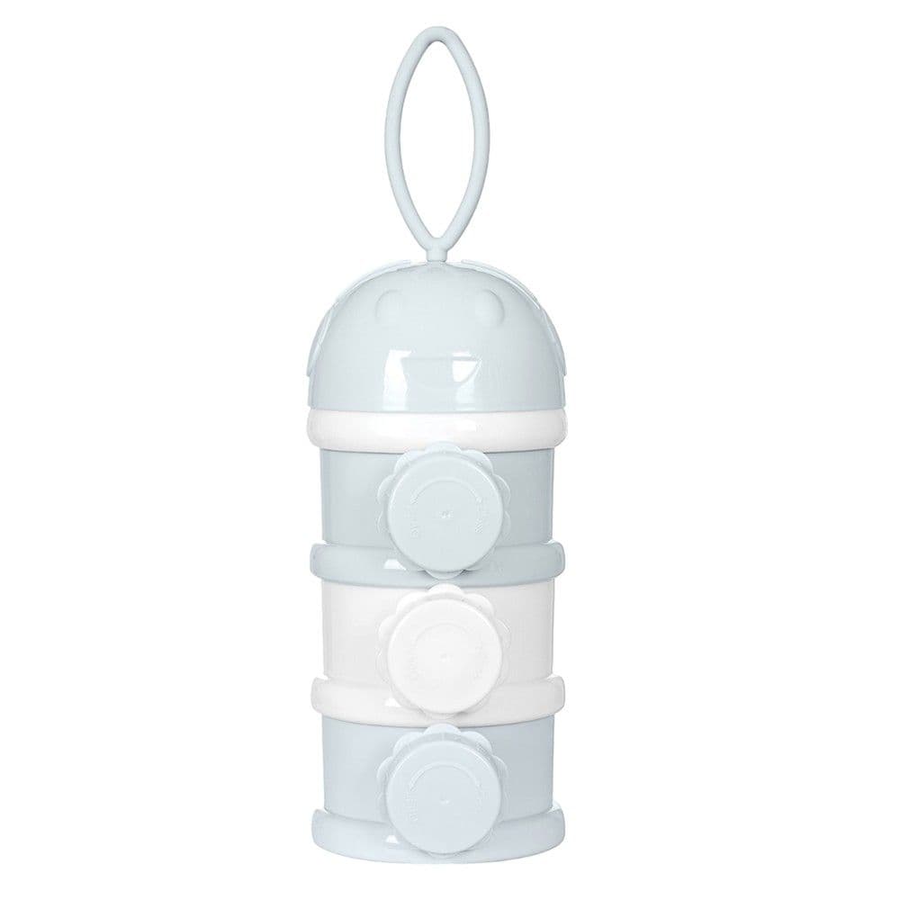 Mbajtëse qumështi për bebe, Kikka Boo, 3 ndarje, plastike, blu, 1 copë