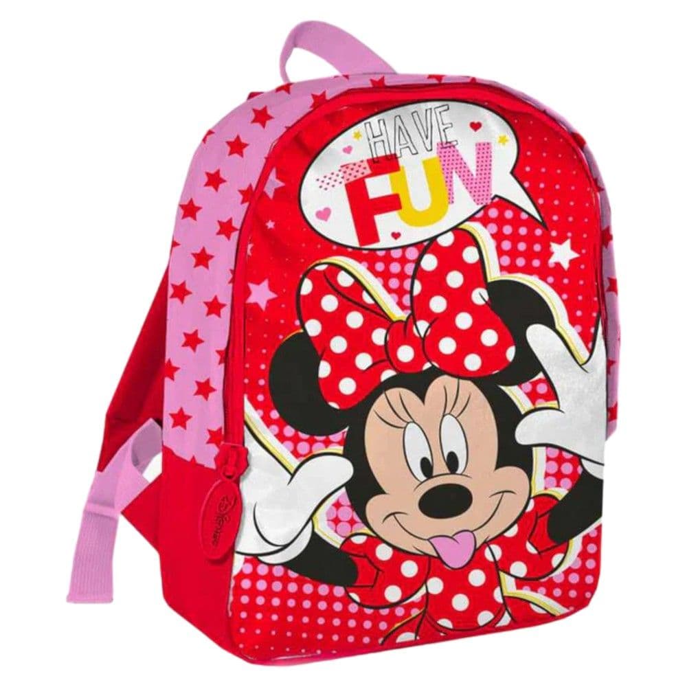 Cantë për fëmijë, Minnie Mouse, poliestër, 21x27x7 cm, e kuqe, 1 copë