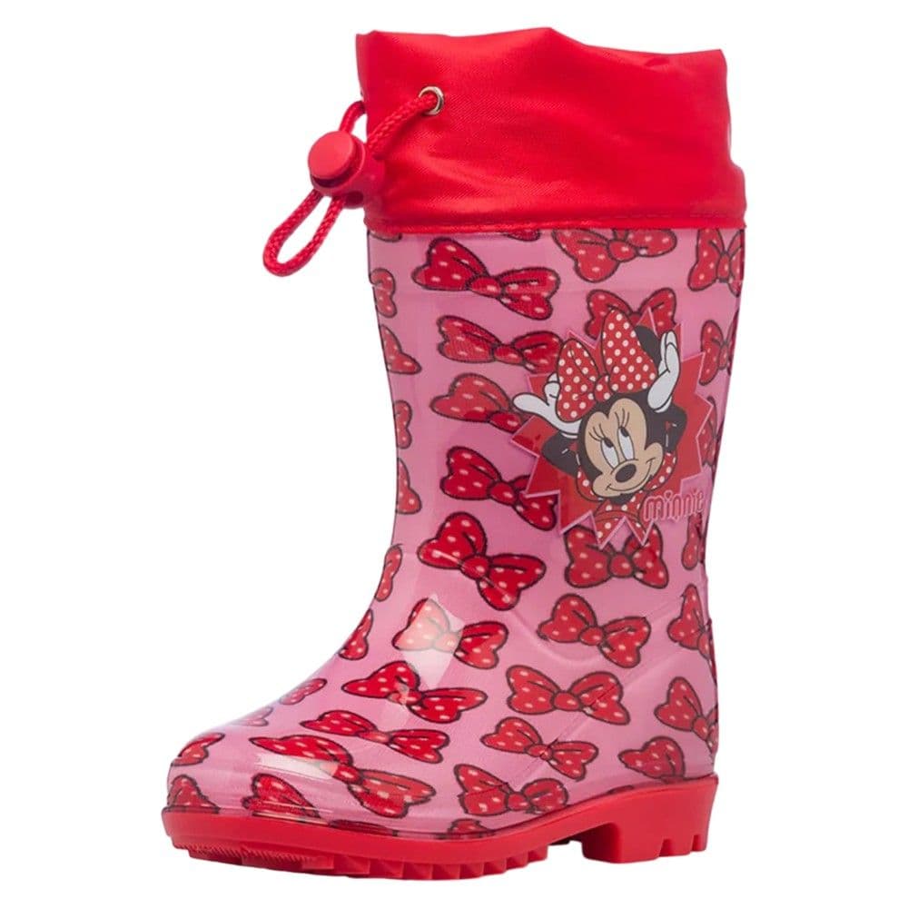 Cizme për fëmijë, Minnie Mouse, plastike, e kuqe, 1 palë