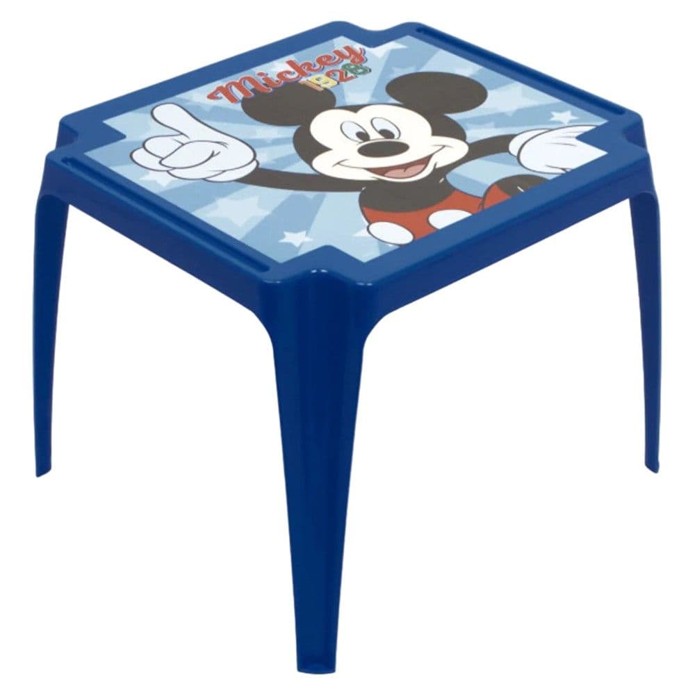 Tavolinë për fëmijë, Mickey Mouse, plastike, 44x45 cm, blu, 1 copë