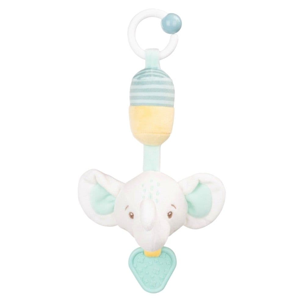 Lodër për bebe, Kikka boo, Elefant, pellush, mikse, 29 cm, 0 muajsh+, 1 copë