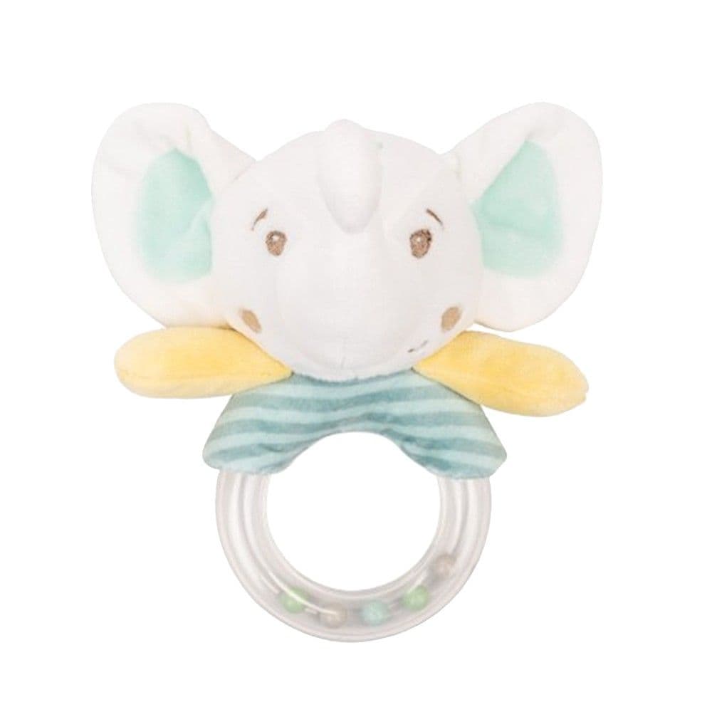 Lodër për bebe, Kikka boo, Elefant, pellush, mikse, 16 cm, 0 muajsh+, 1 copë