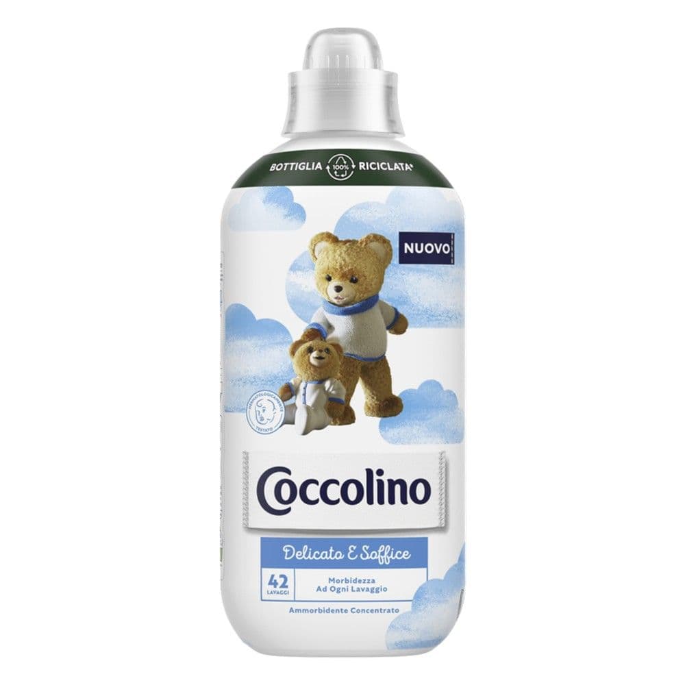 Zbutës rrobash i koncenturar, Coccolino, Delicato & Soffice, 980 ml, 42 larje, 1 copë