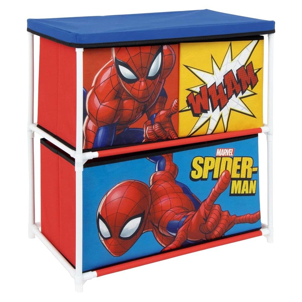 Raft magazinues për fëmijë, Spiderman, alumin+poliestër, mikse, 53x30x60 cm, 1 copë