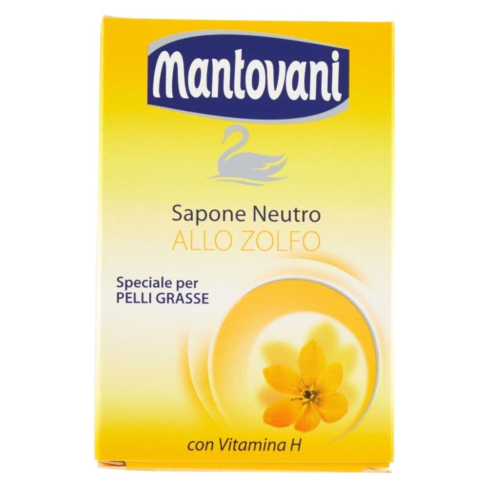 Sapun i ngurte, Mantovani, sulfur, per lekure te yndyrshme, 100 gr, 1 cope