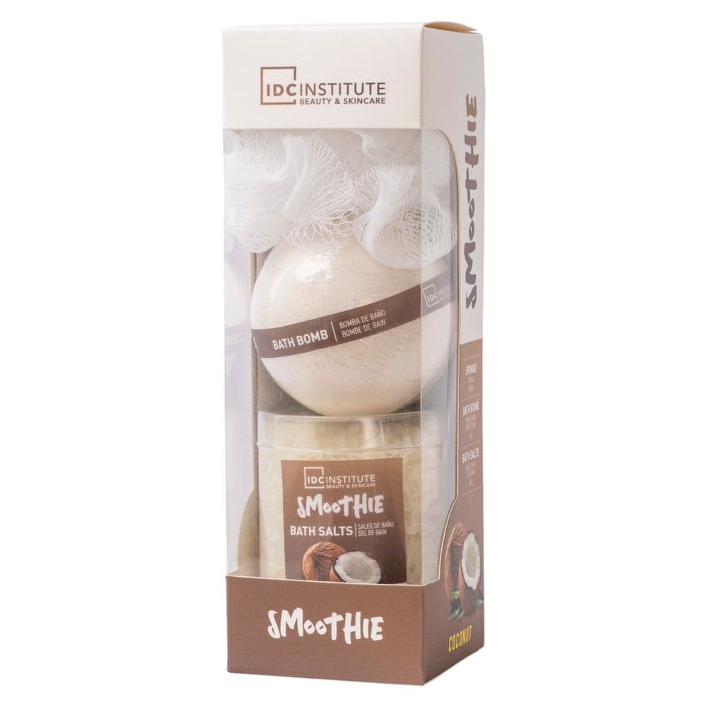 Set dushi, IDC, salt, bomb&sponge, coconut smothie set, 200 gr+140 gr, 1 cope