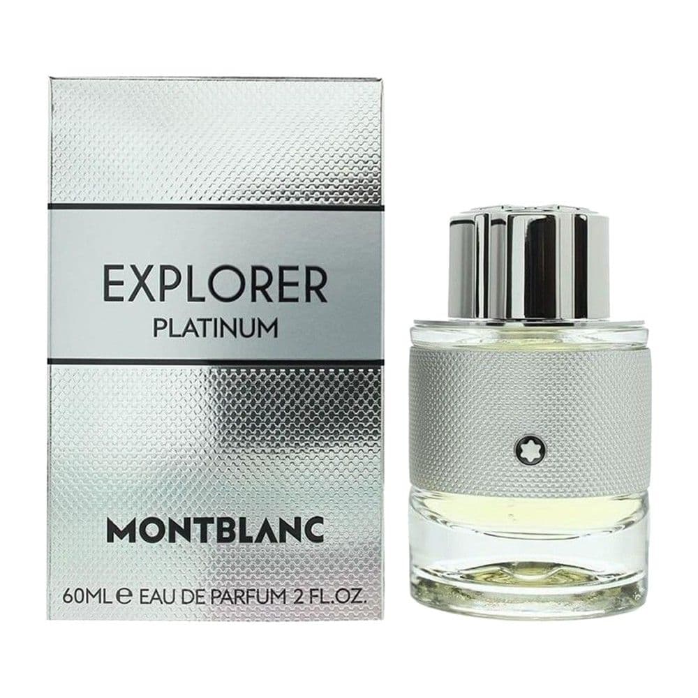 Parfum per meshkuj, Montblanc, Explorer Platinum, EDP, qelq, gri, 60 ml, 1 cope