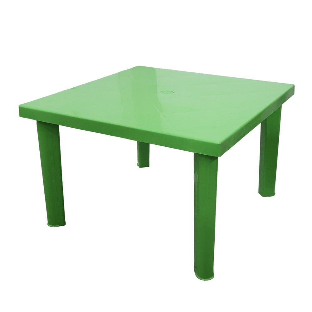 Tavoline per femije, Mini Roza, jeshile, 79x79x50 cm, polipropilen, 1 cope