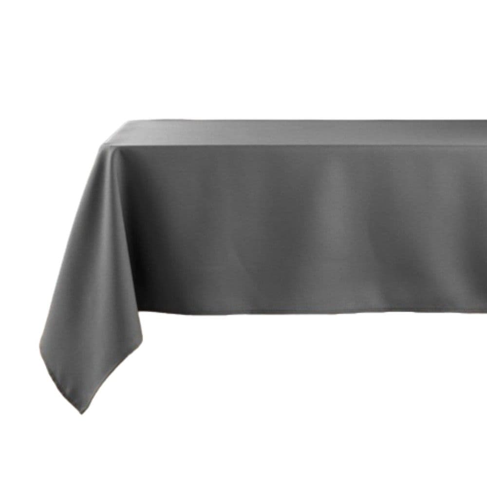 Mbulesë tavoline, drejtkëndore, mikrofibër, 140x240 cm, gri e errët, 1 copë