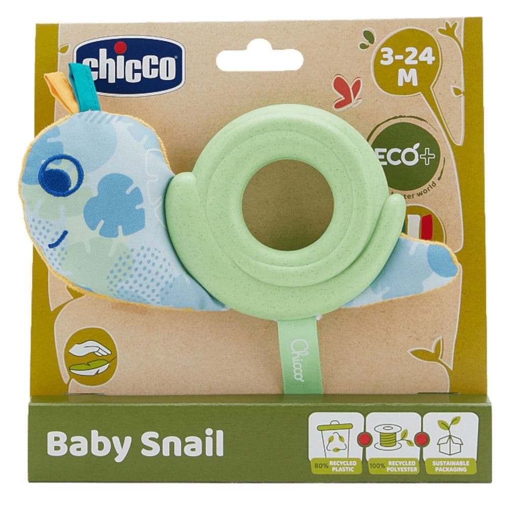 Lodër për bebe, Chicco, Baby snail eco, pellush, +3 muajsh, mikse, 1 copë