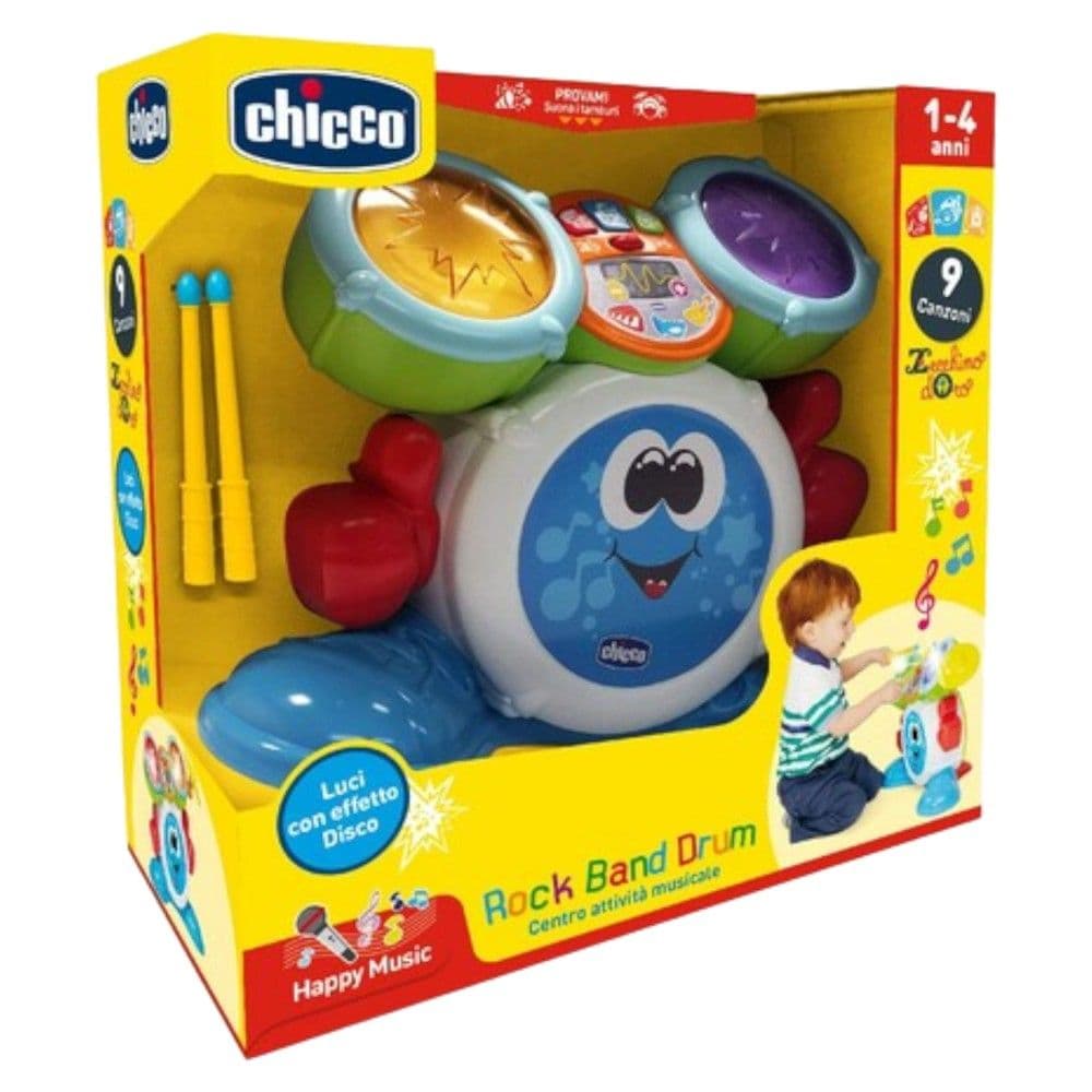 Lodër për bebe, Chicco, Rocky the Drum, plastike, mikse, +12 muajsh, 1 copë