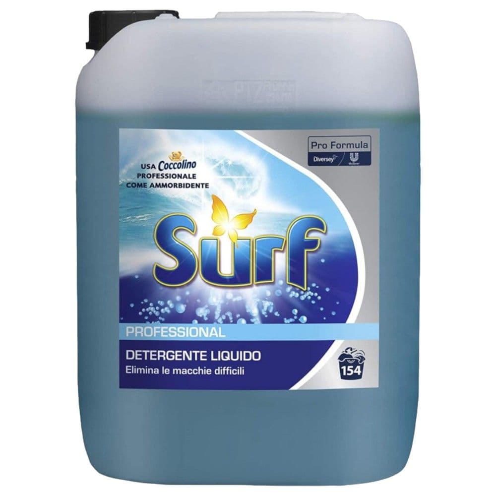 Detergjent likuid për lavatrice, Surf, Professional, 10 litër, 133 larje, 1 copë