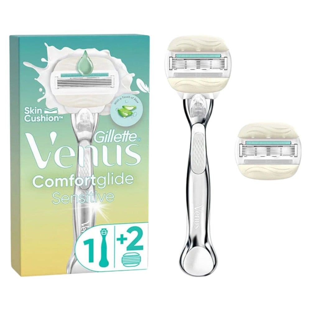 Brisk, Gillette, Vnus, sensitive, comfort glide, Aloe Vera, me rimbushës, 1 copë