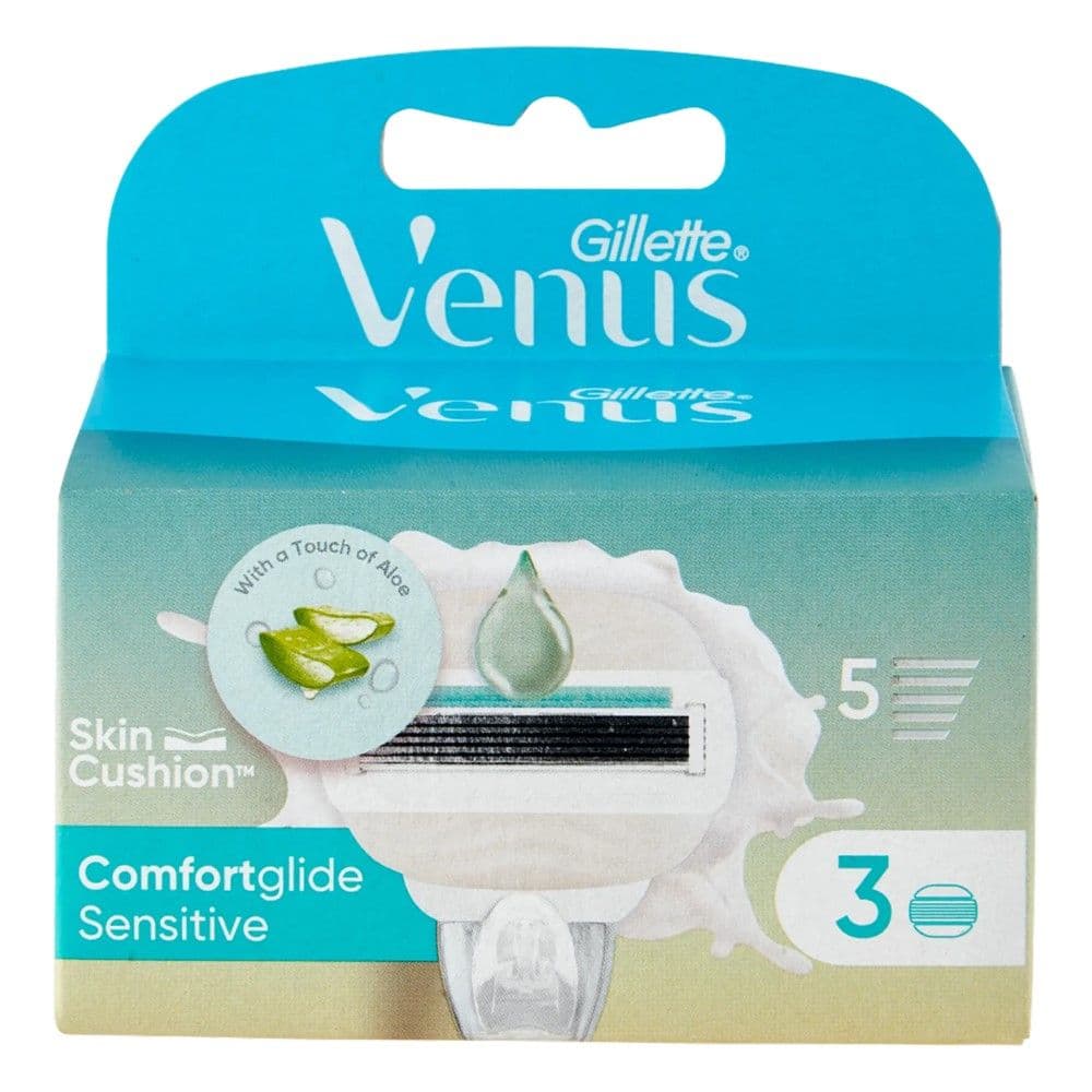 Koka zëvendësuese, Gillette, Venus, sensitive, Aloe Vera, 3 koka, 1 pako