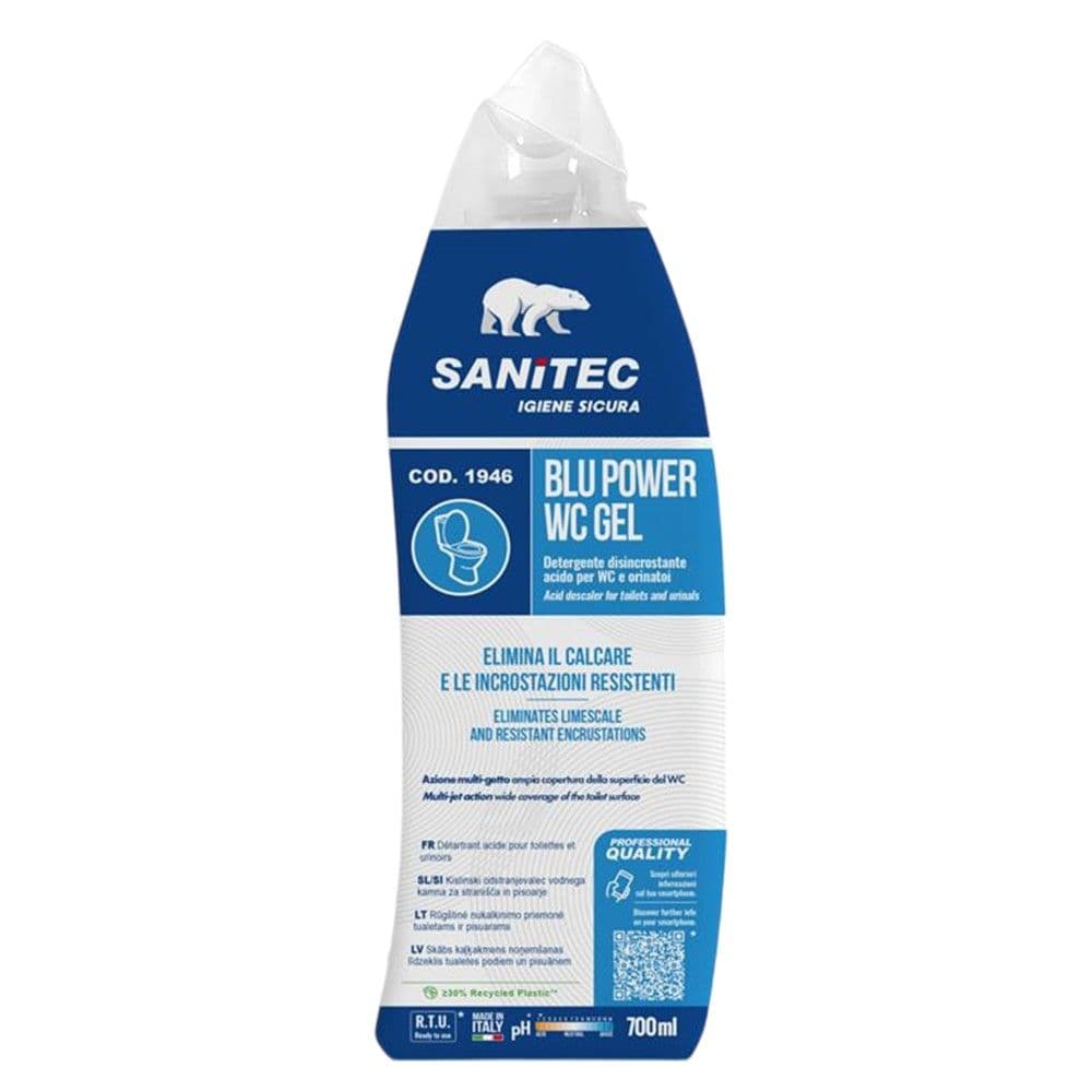 Detergjent pastrues për tualet, Sanitec, blu power, 700 ml, 1 copë