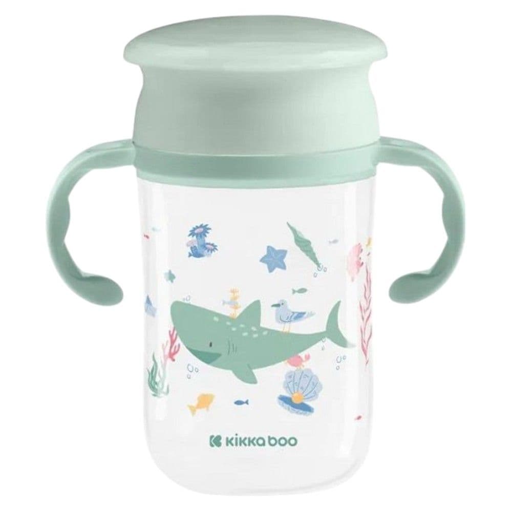 Shishe ushqimi për fëmijë, Kikka boo, Deep Sea, 360°, 300 ml, mente, 1 copë