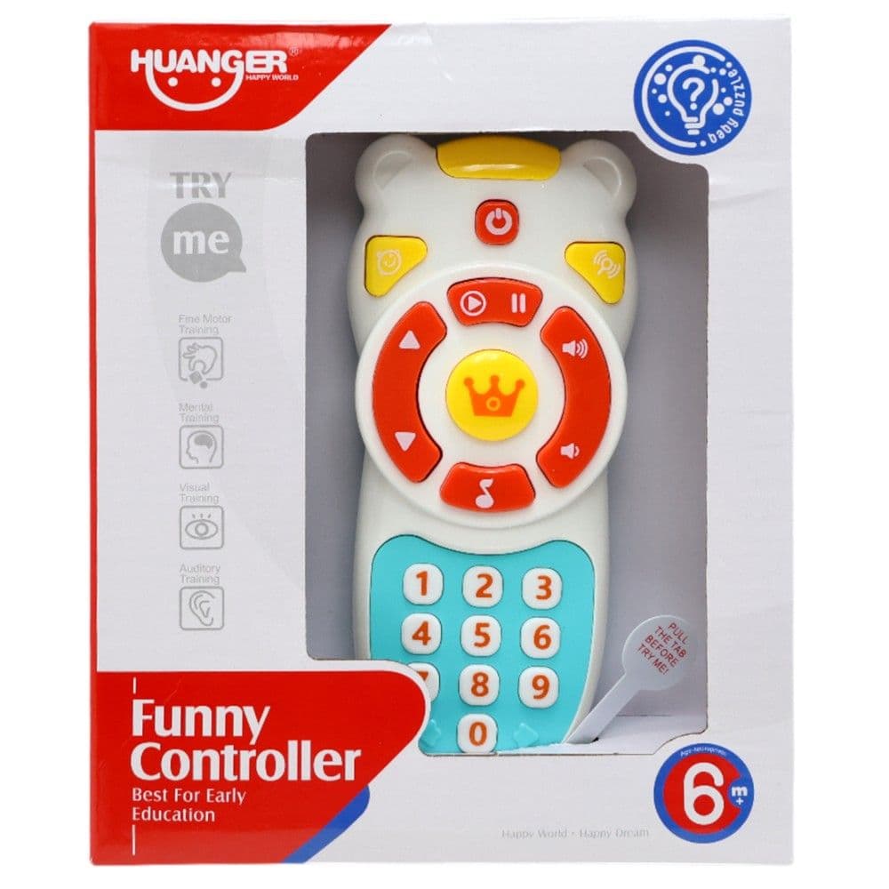 Lodër për bebe, Funny controller, telefon me muzikë, +6 muajsh, 16.5x4.5x20.5 cm, 1 copë