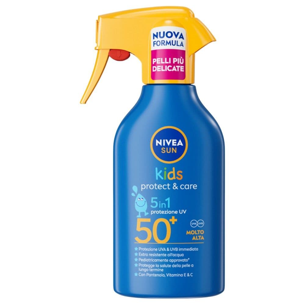 Mbrojtës nga dielli për fëmijë, Nivea, Protect & Care, SPF 50+, 270 ml, 1 copë