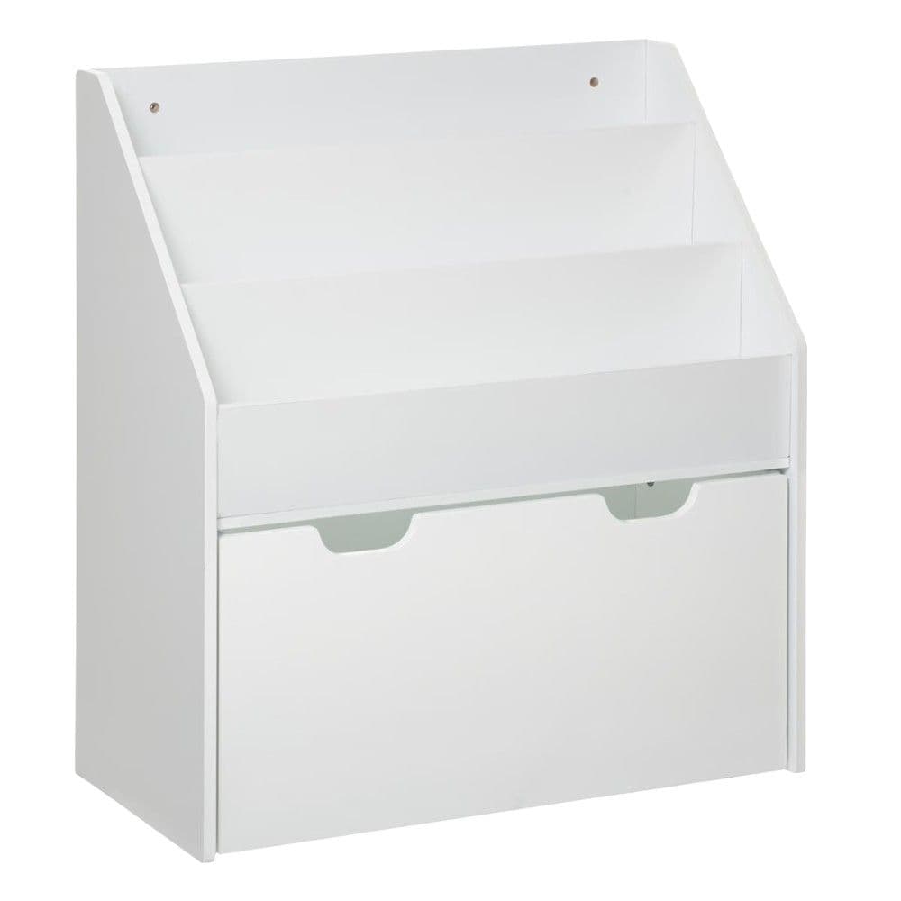 Organizues librash për fëmijë, MDF, e bardhë, 62.5x30x70 cm, 1 copë