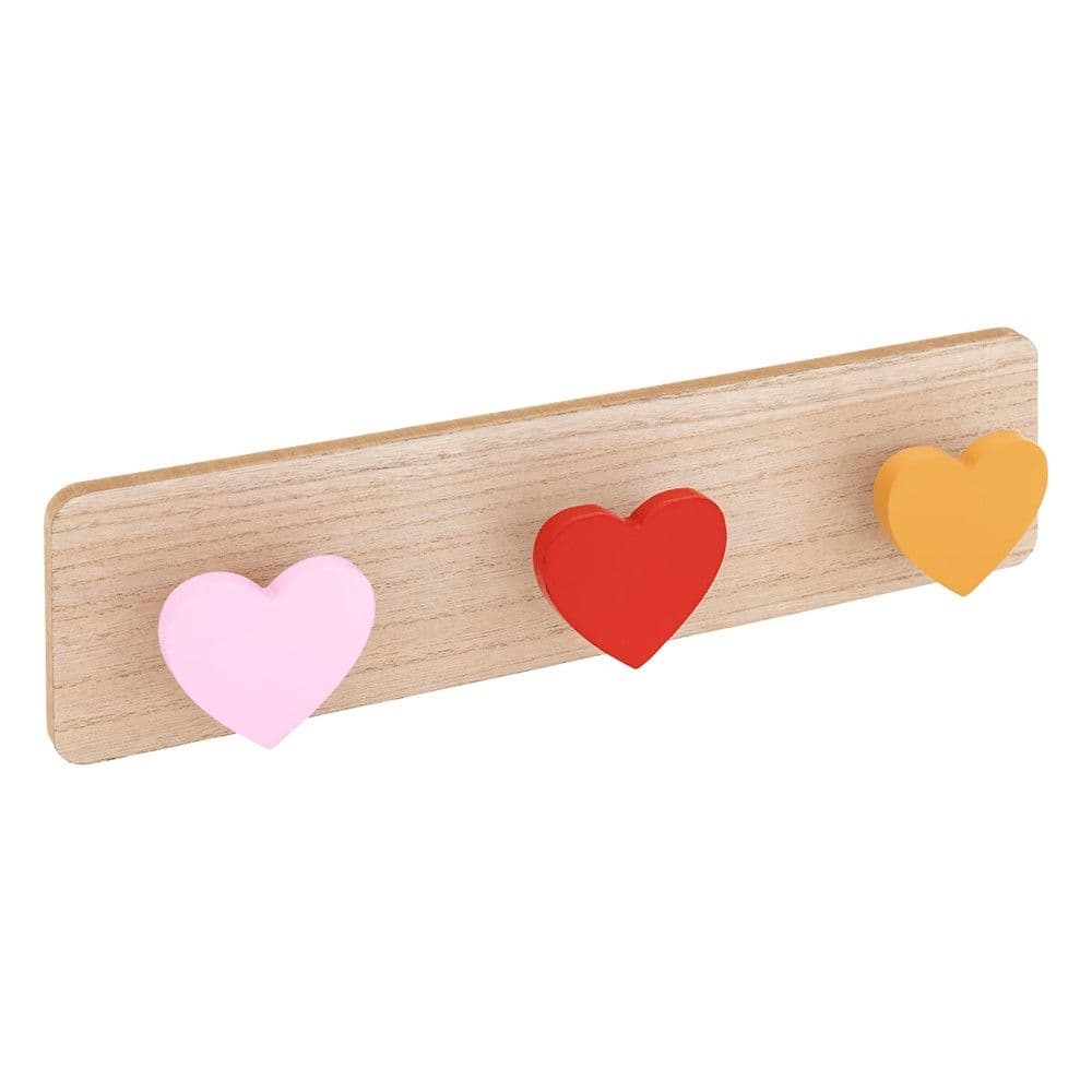 Varëse rrobash për fëmijë, Abria heart, MDF, 36x9.5x4.5 cm, 1 copë