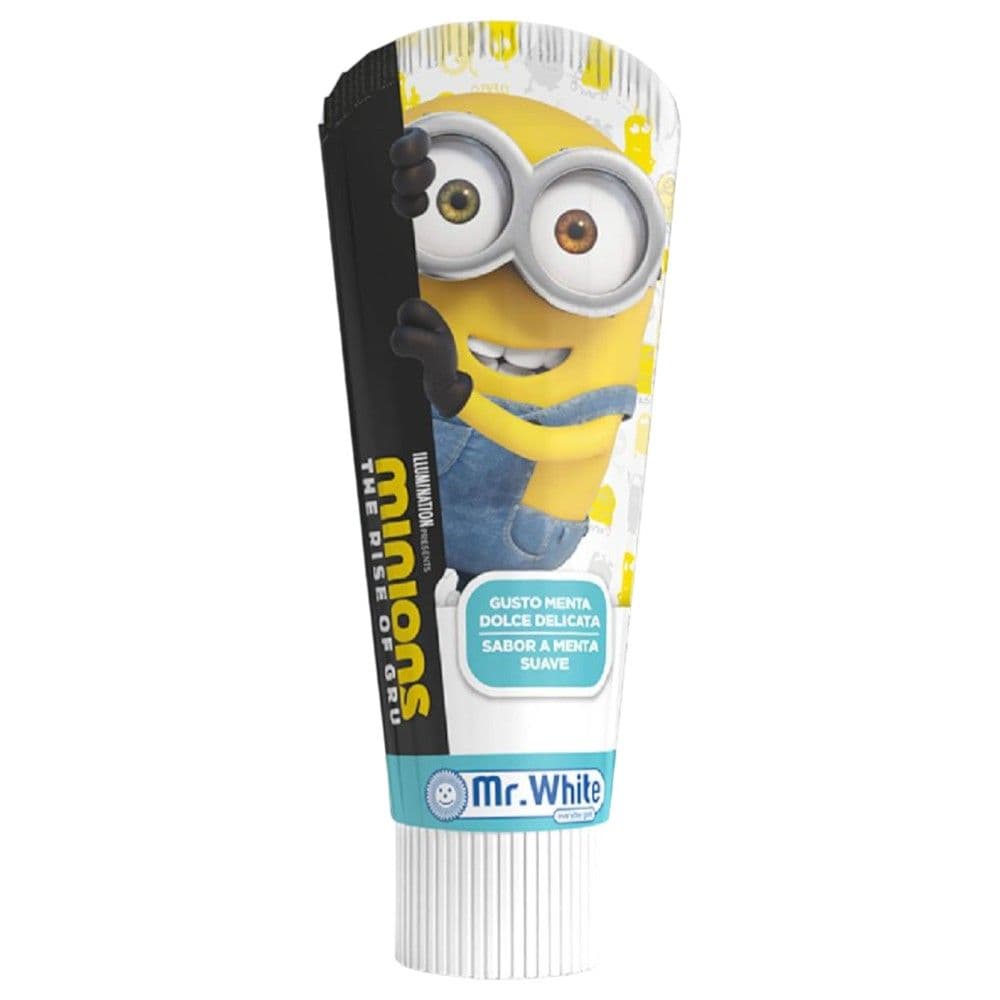Pastë dhëmbësh për fëmijë, Mr White, Minions, 75 ml, +3 vjec, 1 copë