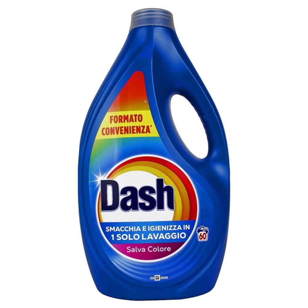 Detergjent likuid për rrobat, Dash, Salva Colore, 60 larje, 2700 ml, 1 copë